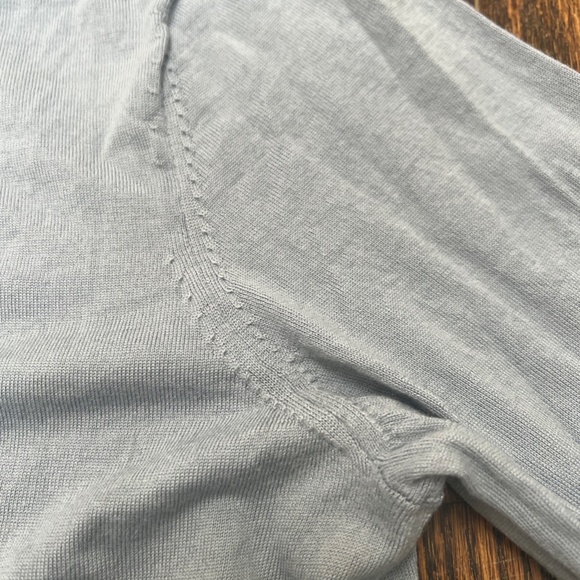 THEORY BLUE/GREY CARDIGAN - Picture 6 of 8